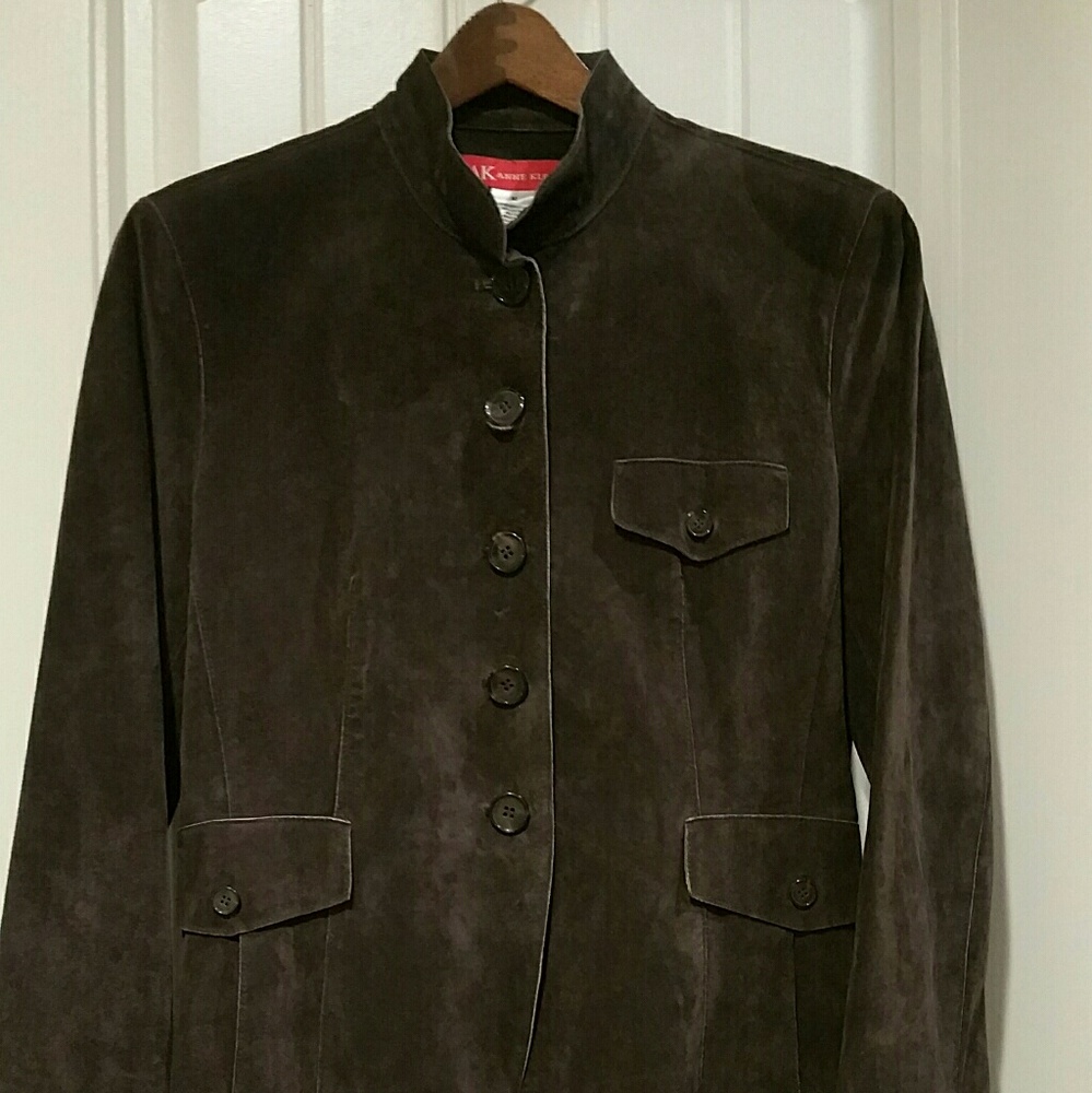Leather coat